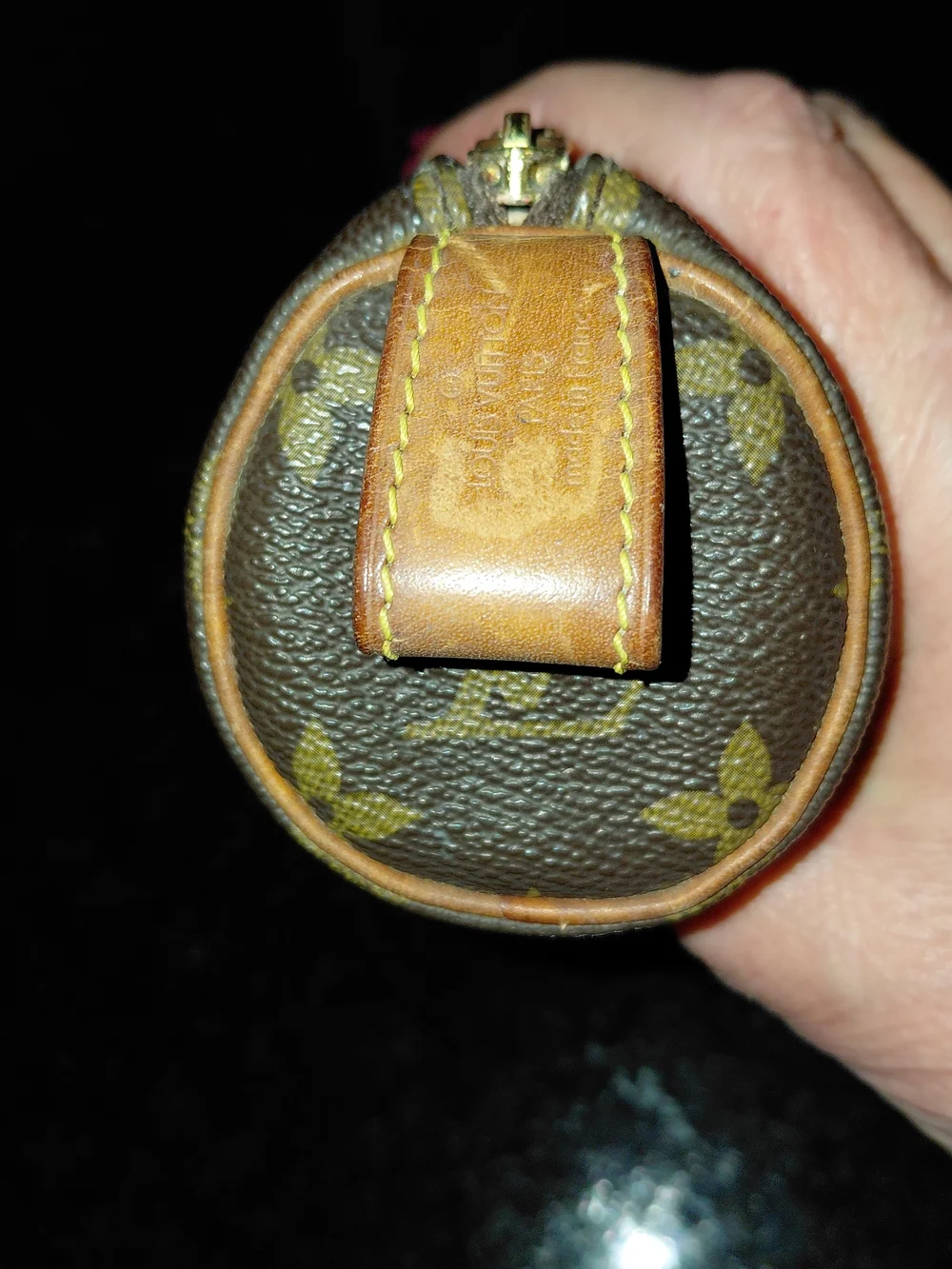 Louis Vuitton Monogram Canvas Trousse Rondo Round Pouch - Brown/Gold